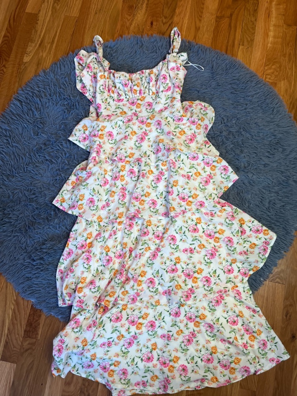 Altard State Zowie Floral Tiered Dress Size XL - Picture 3 of 7